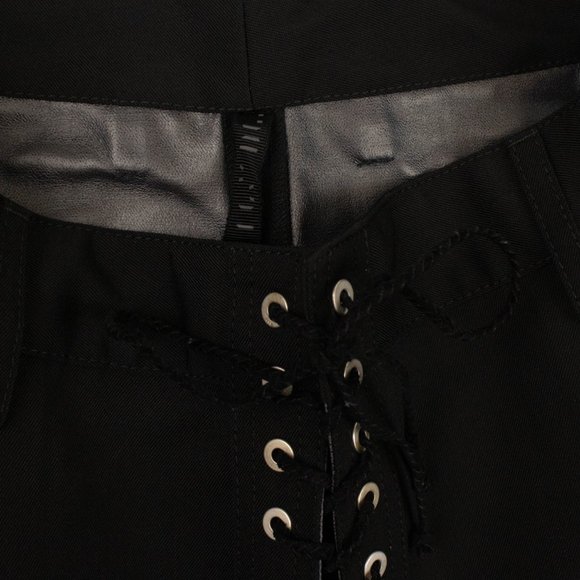 UNRAVEL PROJECT Black Wide Leg Pants Size XS $860 - Picture 3 of 5